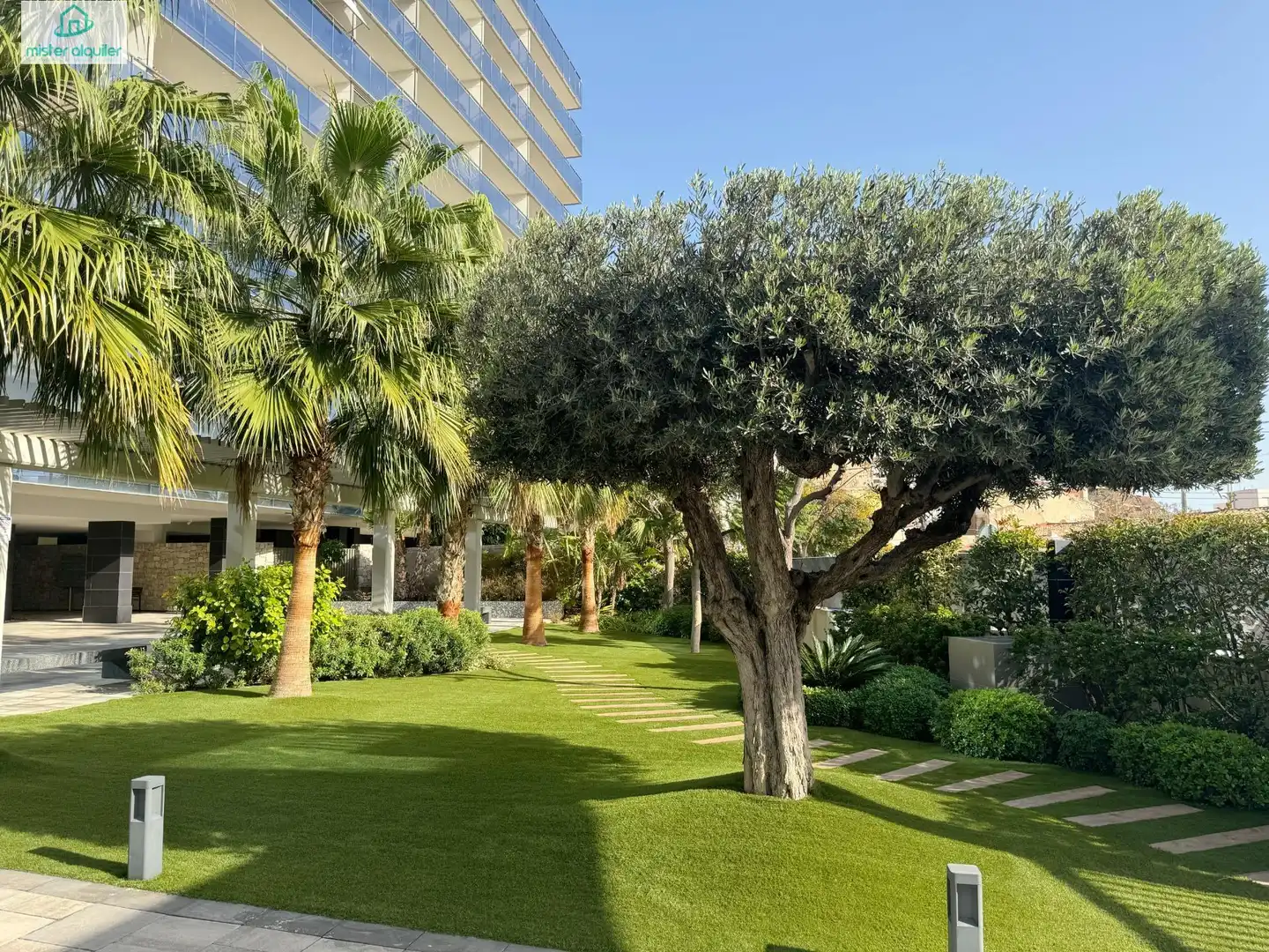 Garden of Apartments for rent in El Campello  with Air Conditioner, Private garden and Terrace
