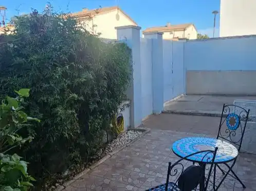 Terrassa de Pis en venda en Poblete amb Aire condicionat, Jardí privat i Parquet