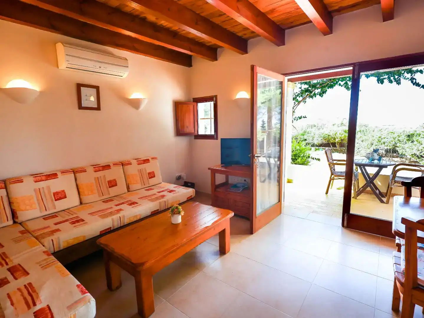 Sala de estar de Piso en venta en Formentera con Aire acondicionado, Jardín privado y Trastero