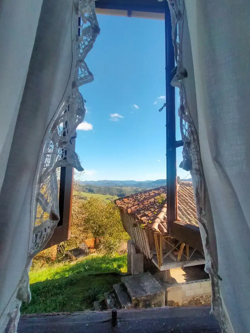 Vista exterior de Finca rústica en venda en Salas amb Calefacció, Jardí privat i Traster
