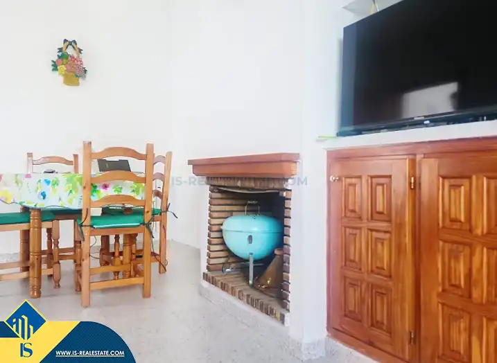Sala d'estar de Casa o xalet en venda en Pilar de la Horadada amb Terrassa, Moblat i Piscina comunitària
