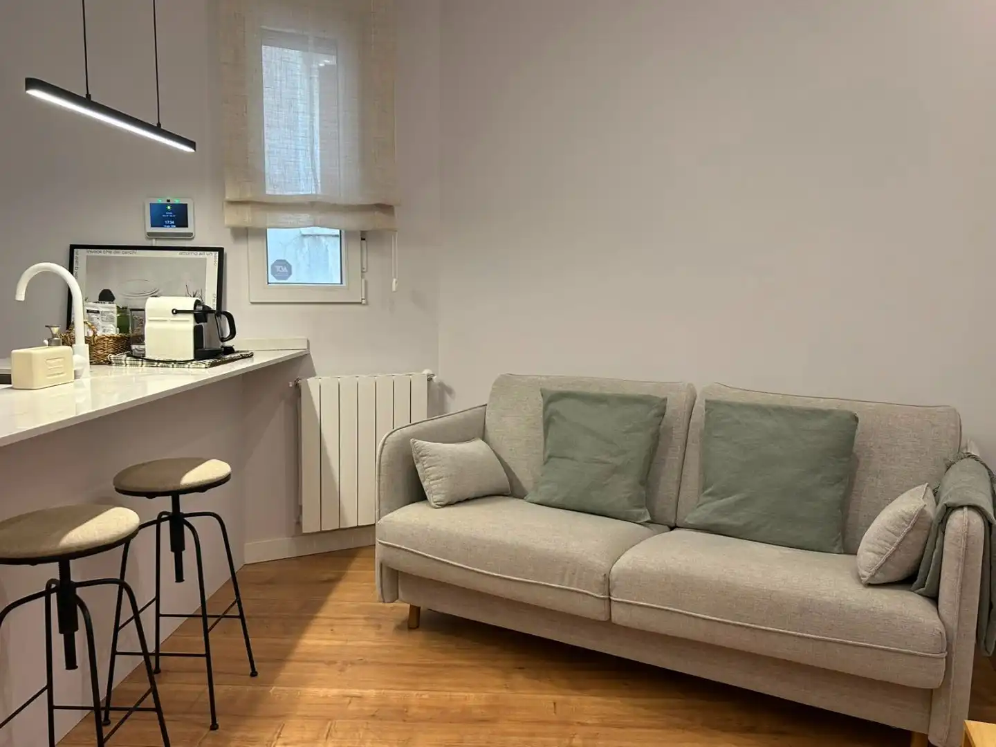 Sala de estar de Piso en venta en  Madrid Capital con Aire acondicionado
