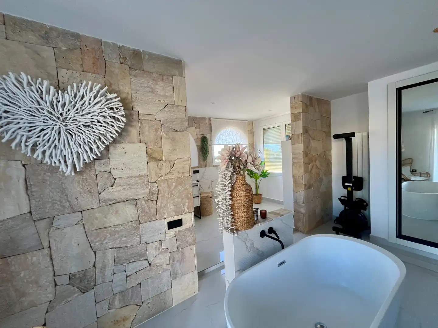 Baño de Casa adosada en venta en Cuevas del Almanzora con Aire acondicionado, Terraza y Amueblado