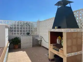 Terraza de Finca rústica en venta en Fuente Álamo de Murcia con Calefacción, Jardín privado y Trastero