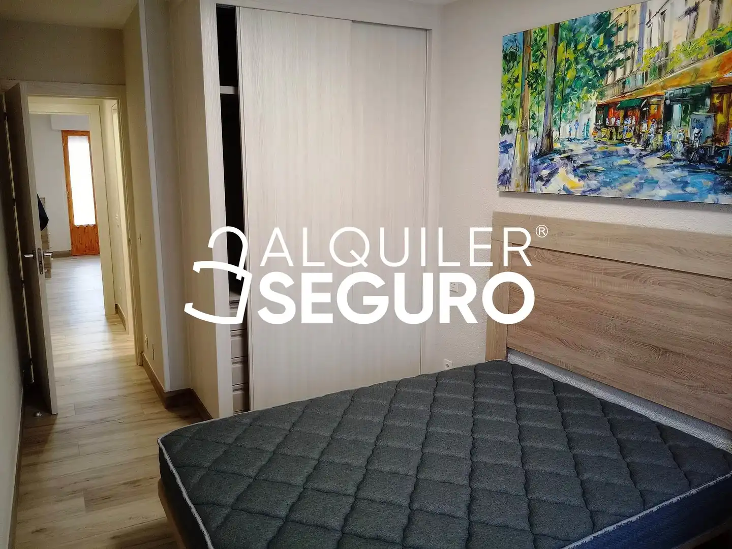 Schlafzimmer von Wohnung zur Miete in Fuensaldaña mit Heizung und Möbliert