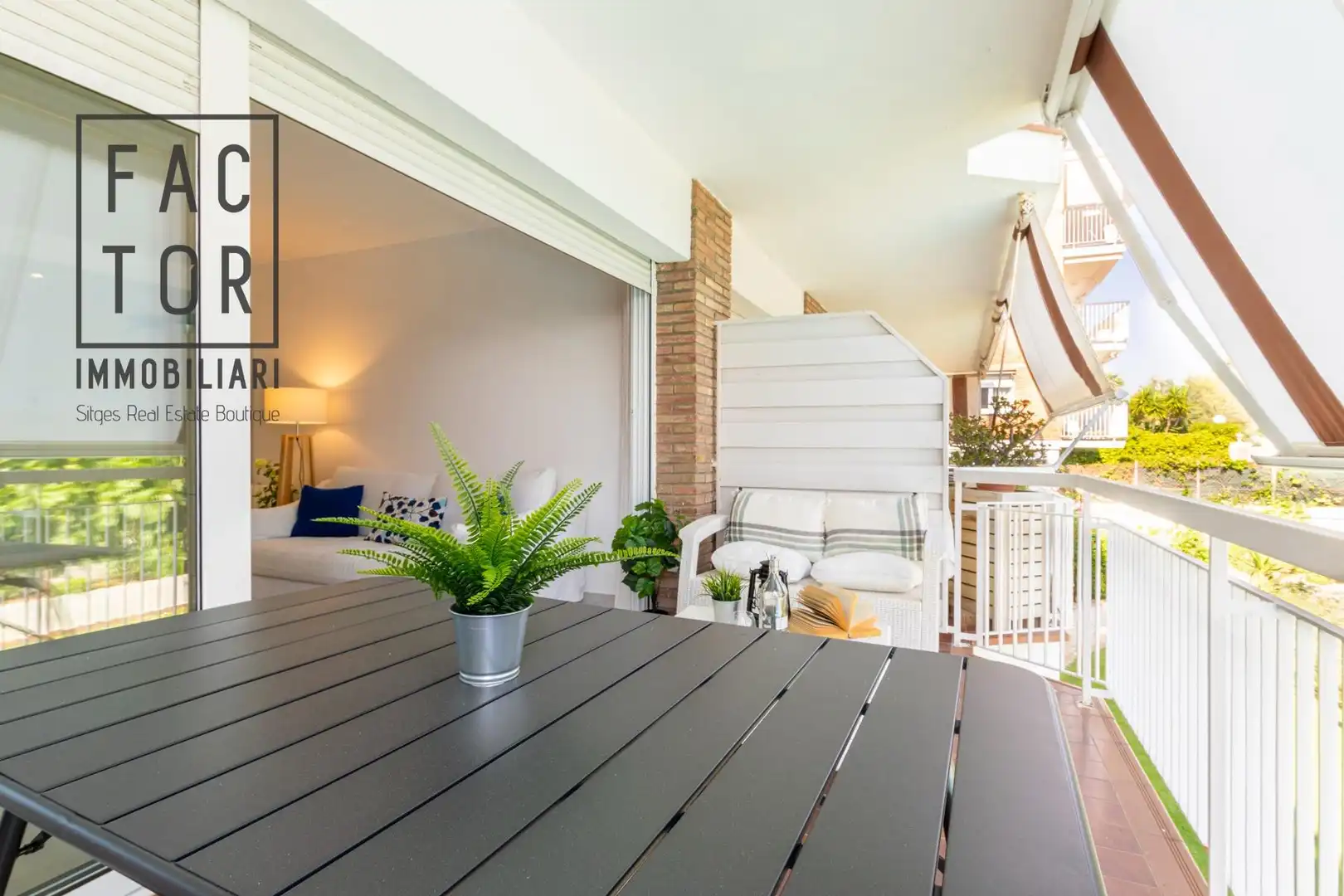 Terrace of Flat for sale in Sitges  with Heating, Private garden and Terrace