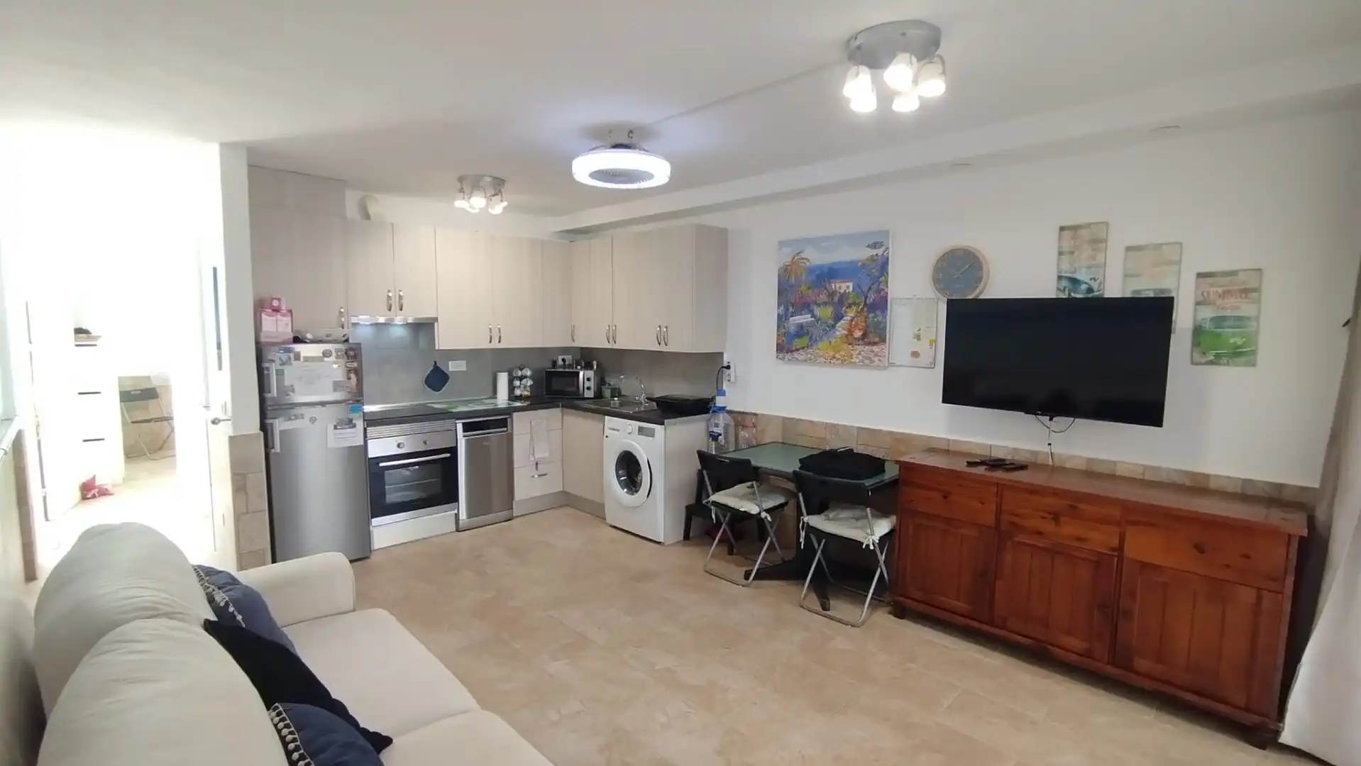 Cocina de Apartamento en venta en Antigua con Terraza y Amueblado