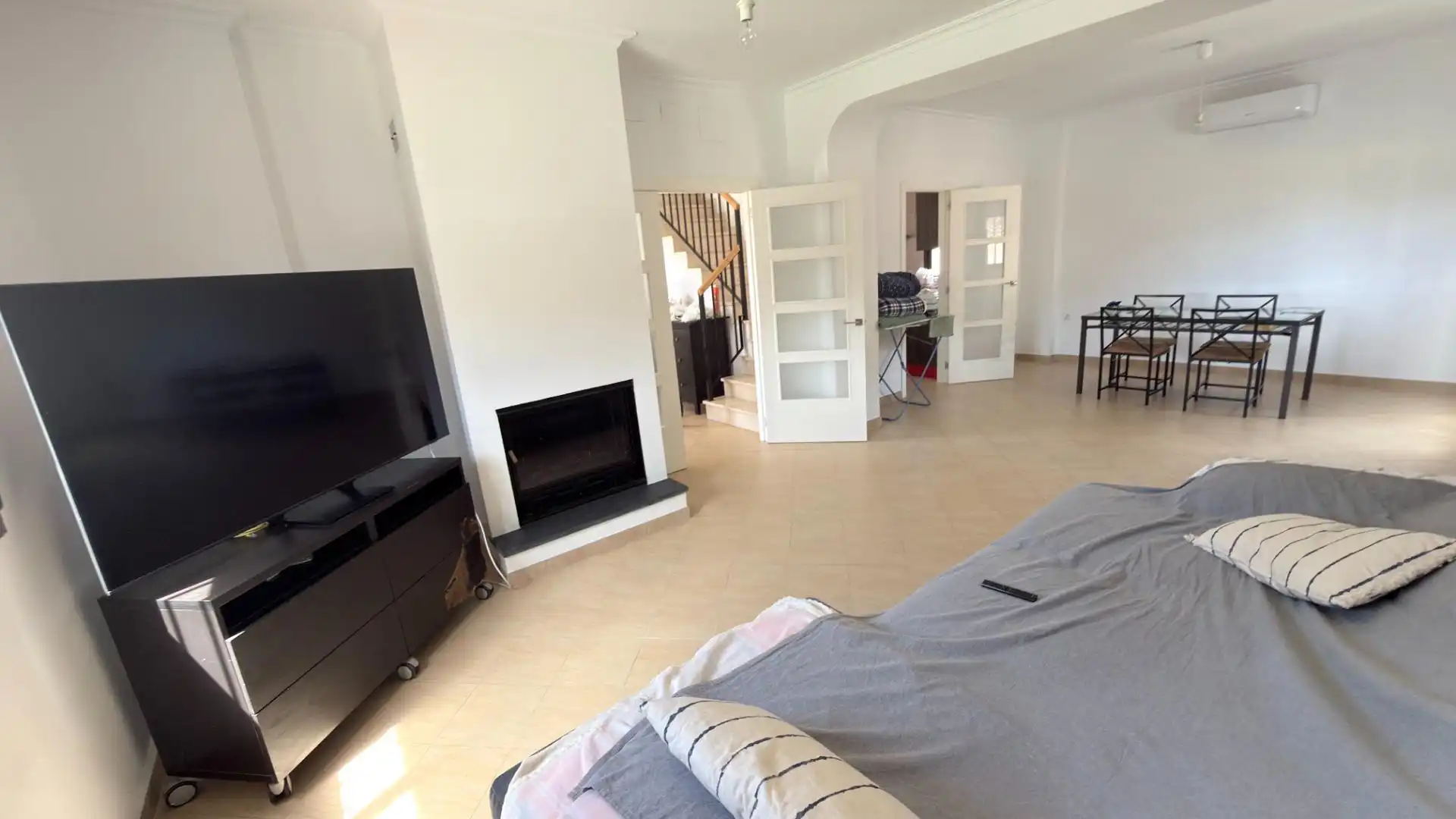 Sala de estar de Casa adosada en venta en Mazagón con Aire acondicionado, Trastero y Piscina