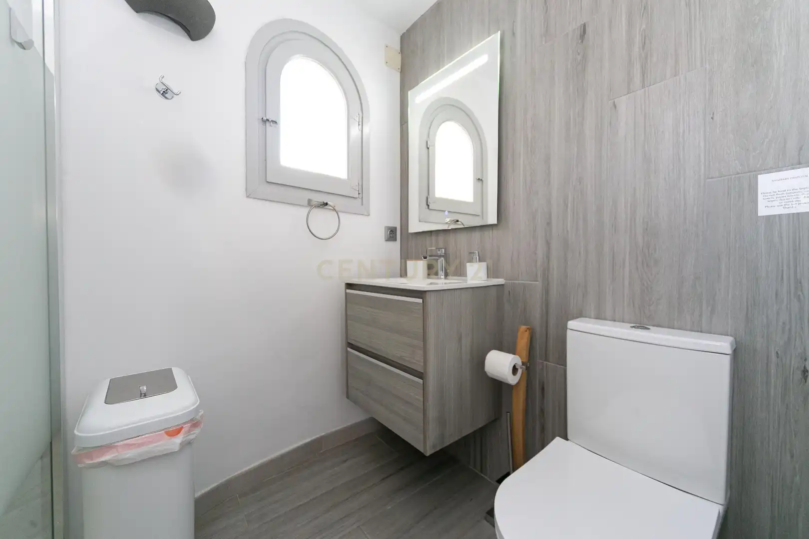 Baño de Apartamento de alquiler en Benissa con Aire acondicionado, Trastero y Piscina