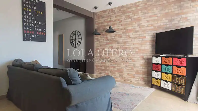 Living room of Attic for rent in Valencia  with Air Conditioner, Heating and Terrace