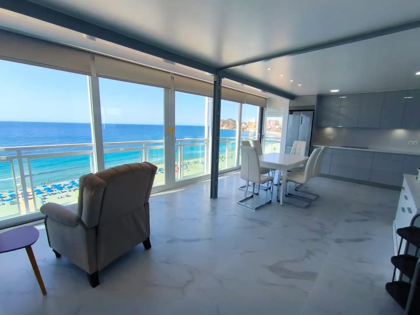 Dining room of Flat for sale in Benidorm  with Air Conditioner, Heating and Furnished