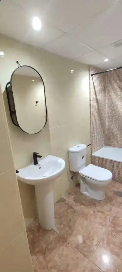 Bathroom of Flat for sale in Guaro  with Terrace and Swimming Pool