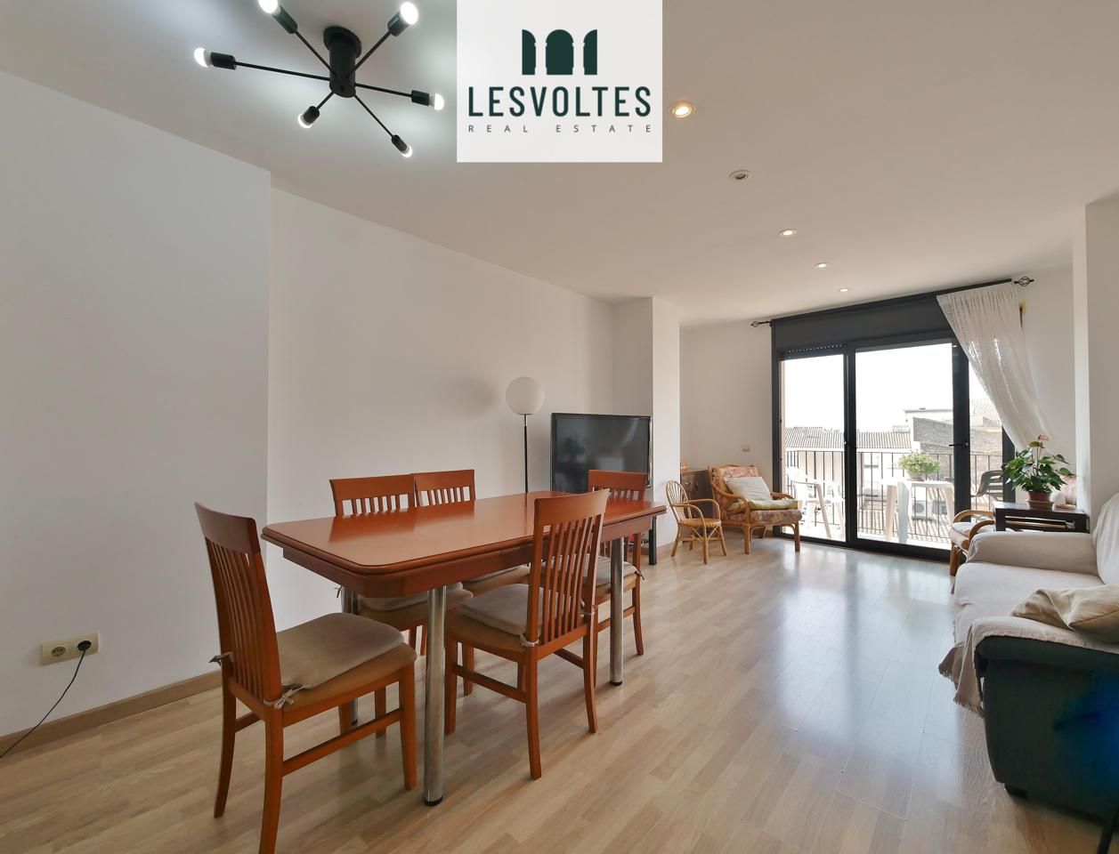 Living room of Attic for sale in Palafrugell  with Heating, Parquet flooring and Terrace