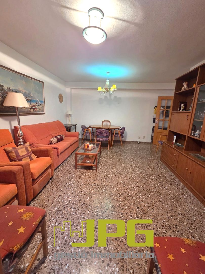 Living room of Flat for sale in Sant Joan d'Alacant  with Air Conditioner, Furnished and Oven