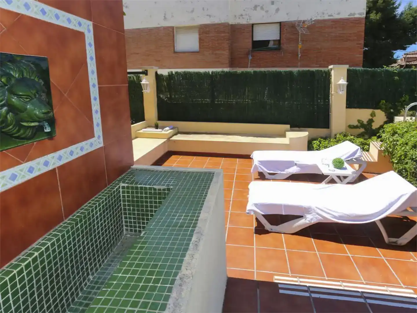 Terrassa de Casa o xalet de lloguer en Salou amb Aire condicionat, Jardí privat i Piscina