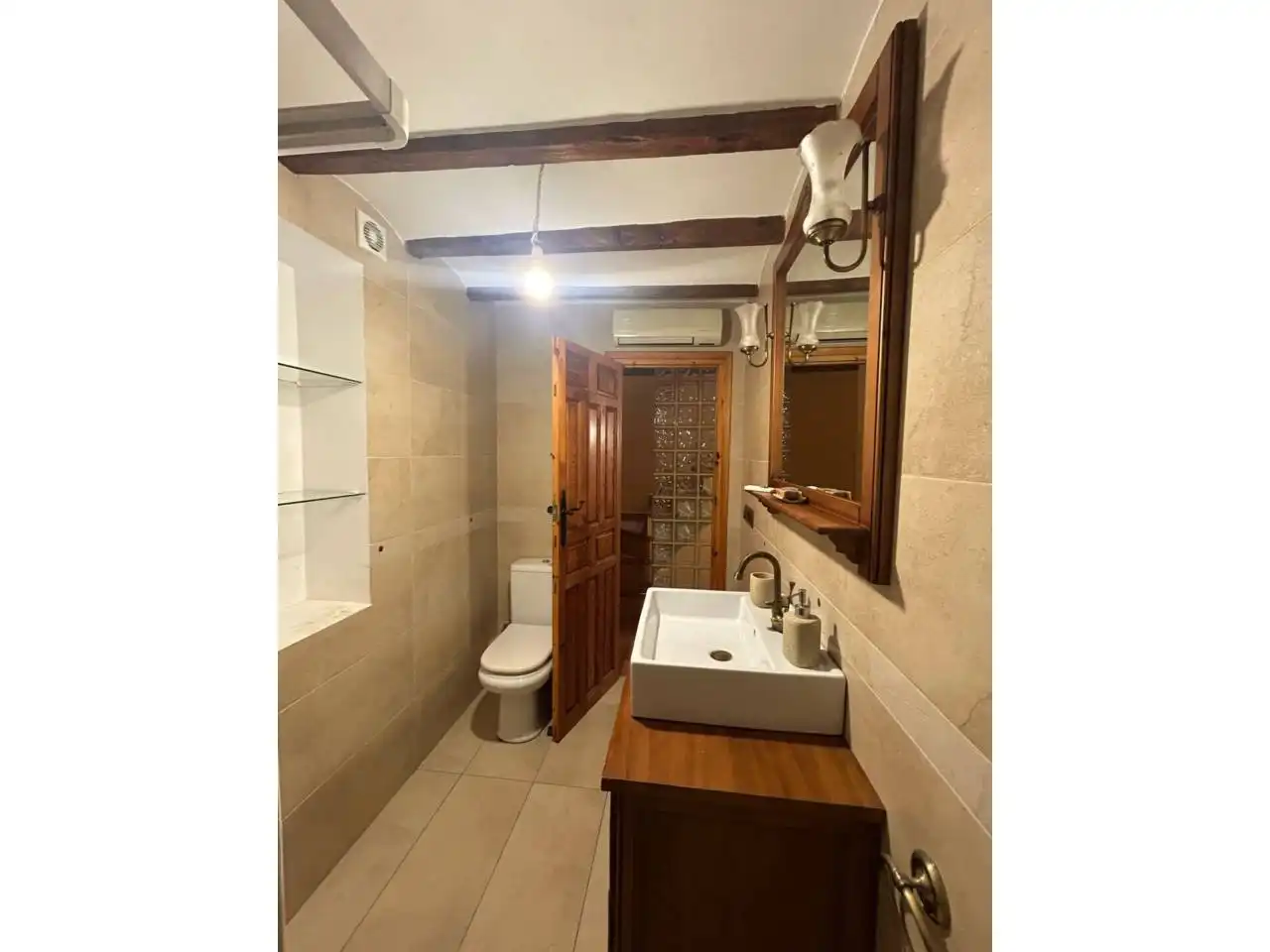 Baño de Casa adosada en venta en L'Alcora con Calefacción y Terraza