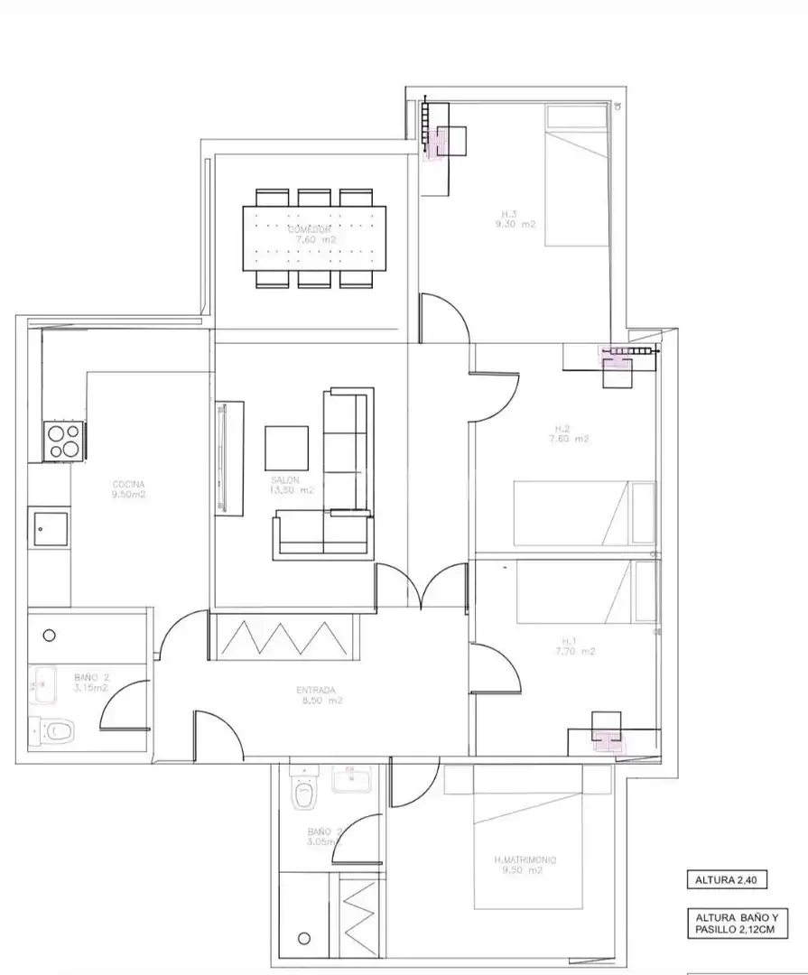Flat for sale in Madrid
