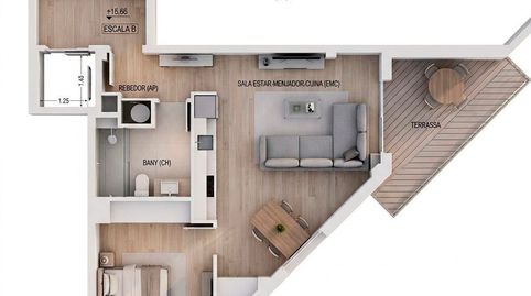 Foto 3 de Piso en venta en Centre, Sitges