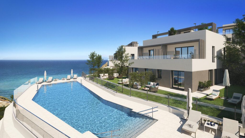 Schwimmbecken von Haus oder Chalet zum verkauf in Vélez-Málaga mit Klimaanlage, Heizung und Terrasse