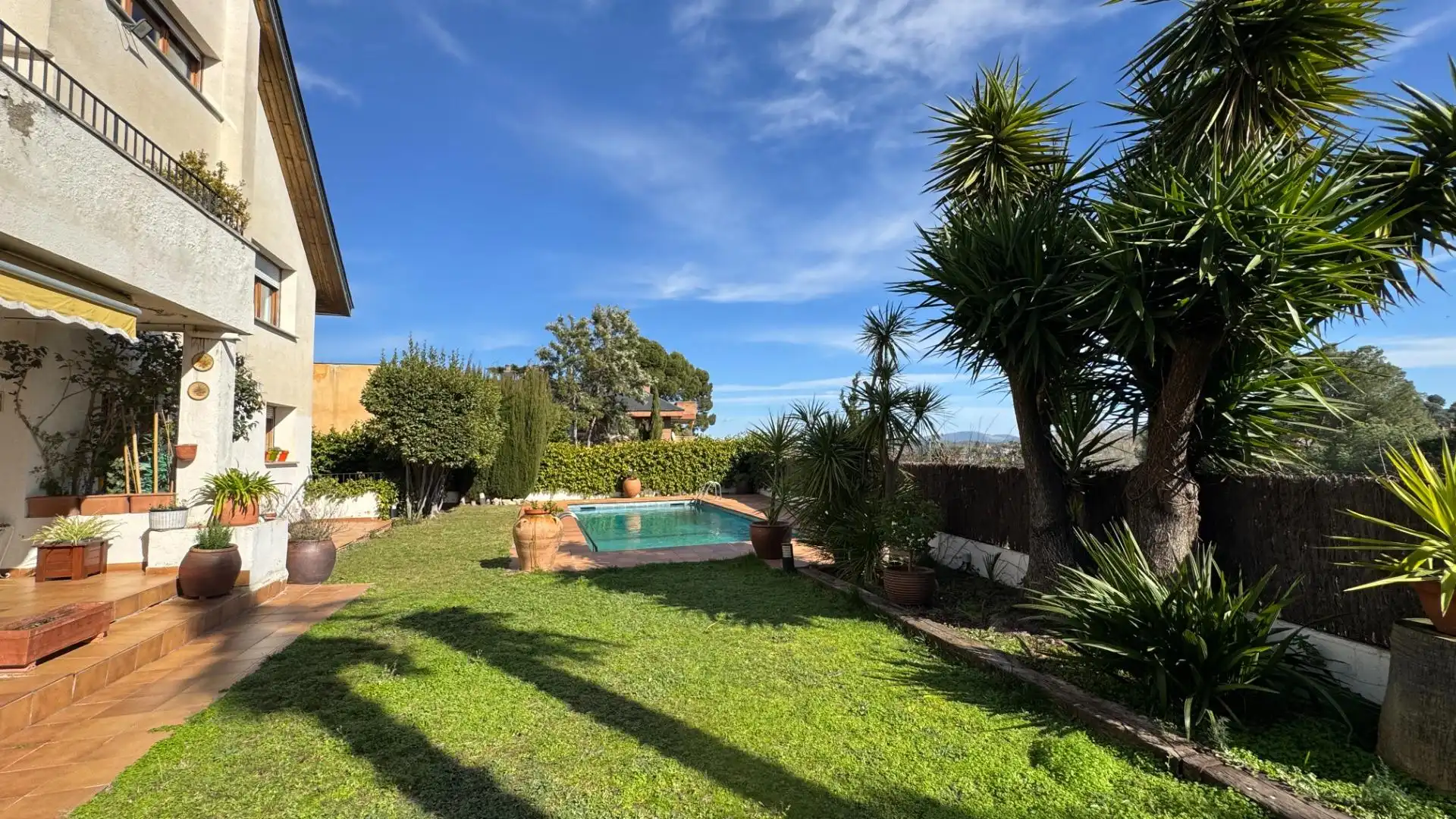 Garden of Houses for sale in Sant Cugat del Vallès  with Heating, Private garden and Parquet flooring