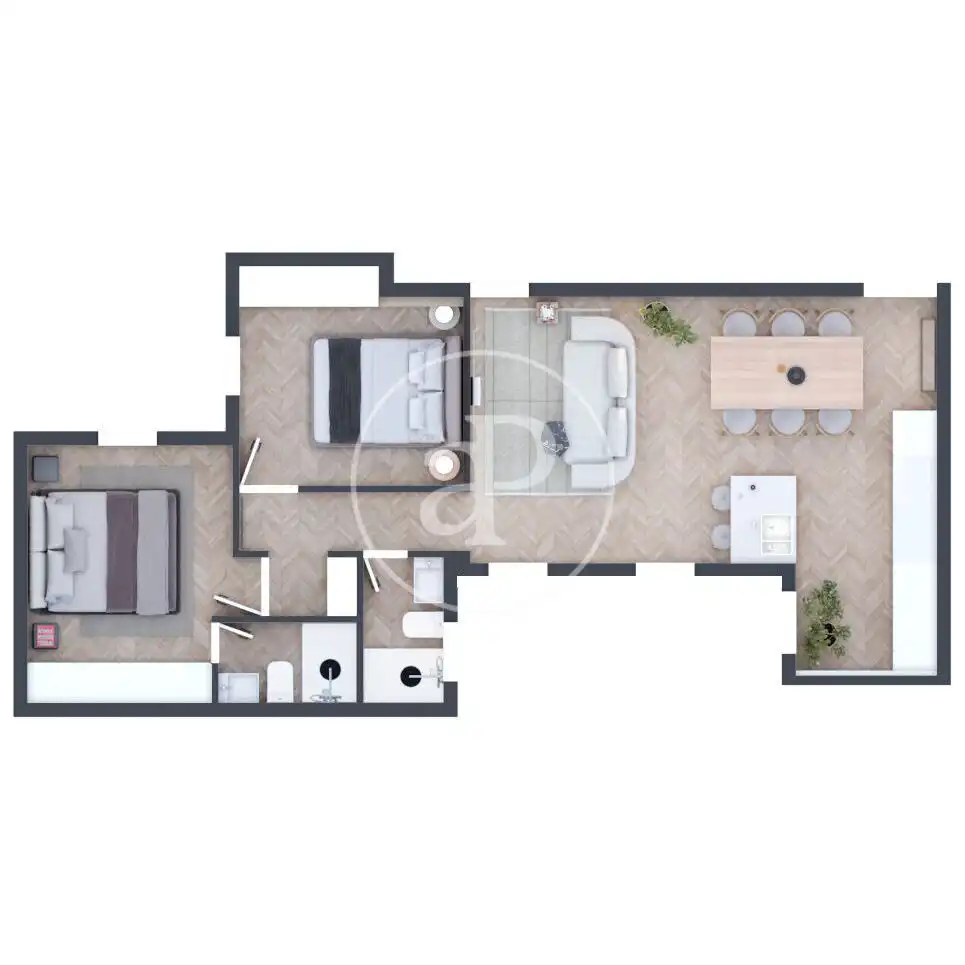 Piso en venta en Madrid con Aire acondicionado, Calefacción y Amueblado
