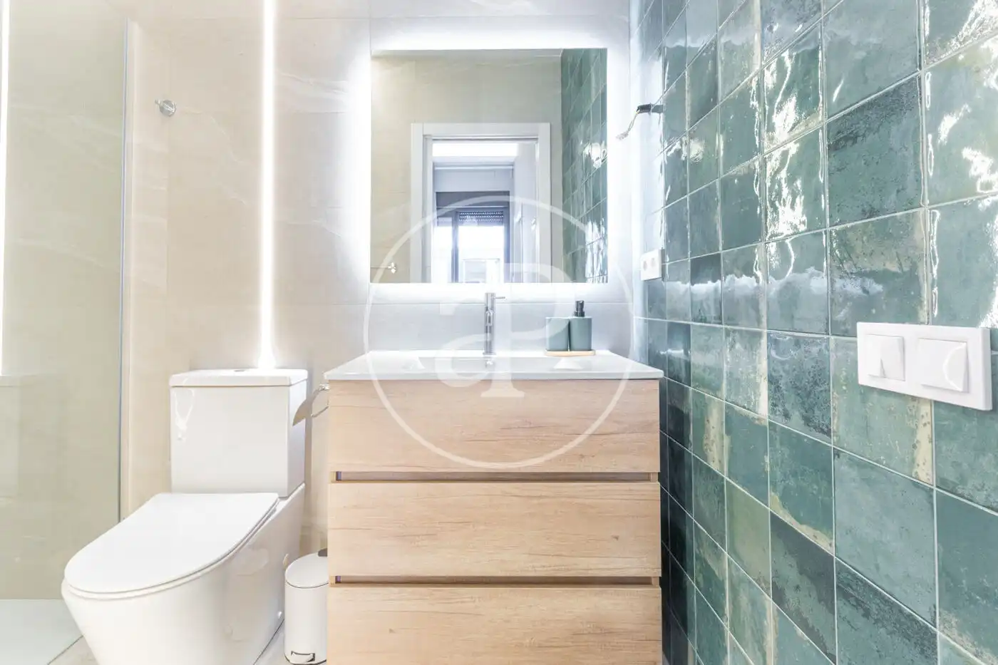 Badezimmer von Maisonette zum Verkauf in Valencia mit Klimaanlage, Heizung und Privatgarten