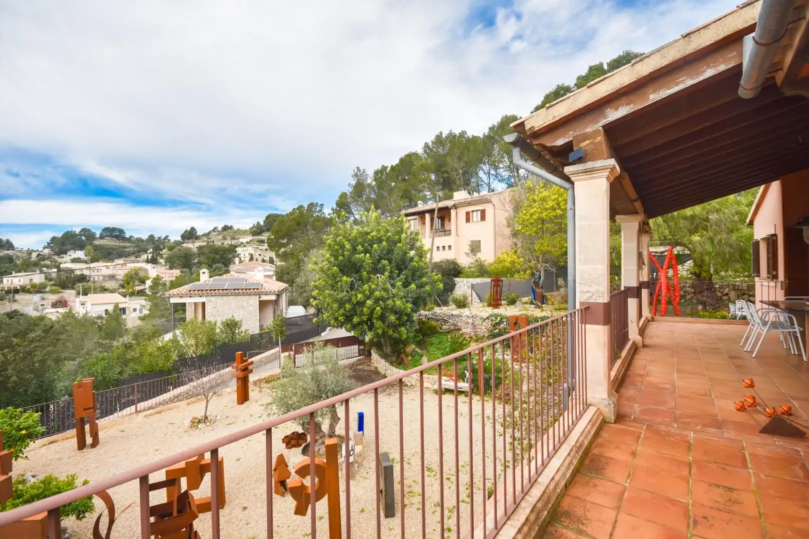 Jardí de Finca rústica en venda en Puigpunyent amb Aire condicionat, Calefacció i Terrassa