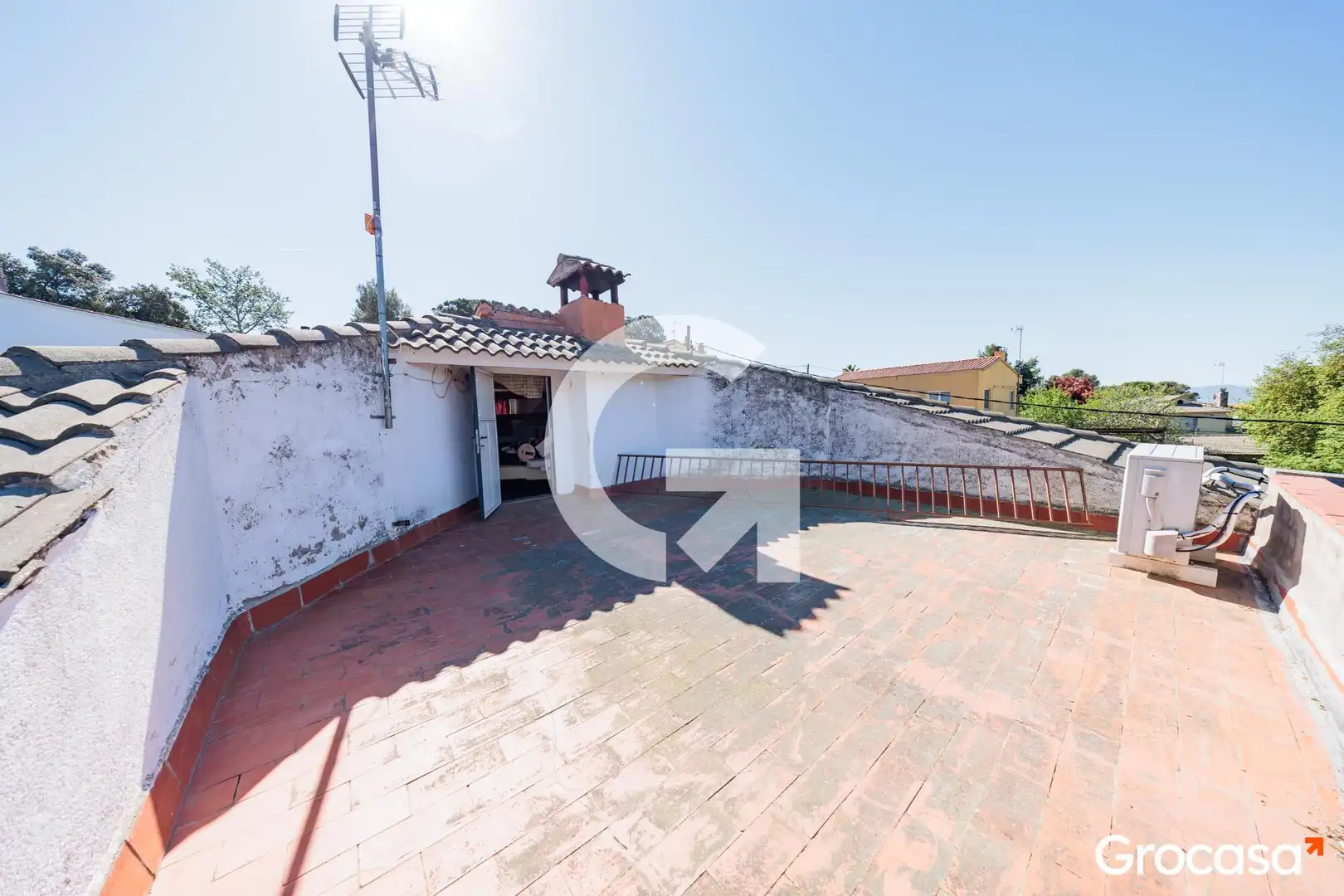 Terrassa de Casa o xalet en venda en Terrassa amb Aire condicionat, Calefacció i Jardí privat