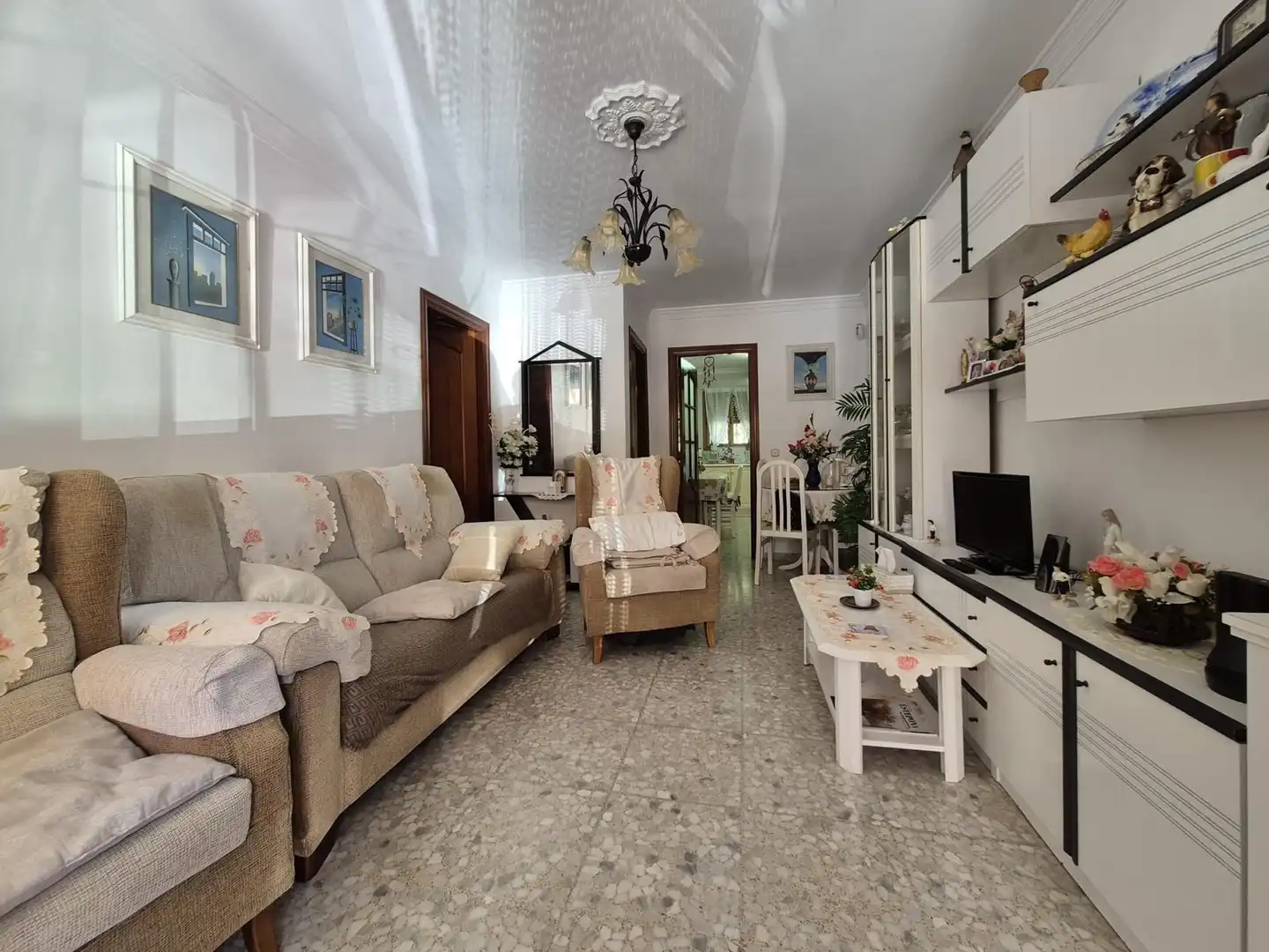 Sala d'estar de Apartament en venda en Estepona