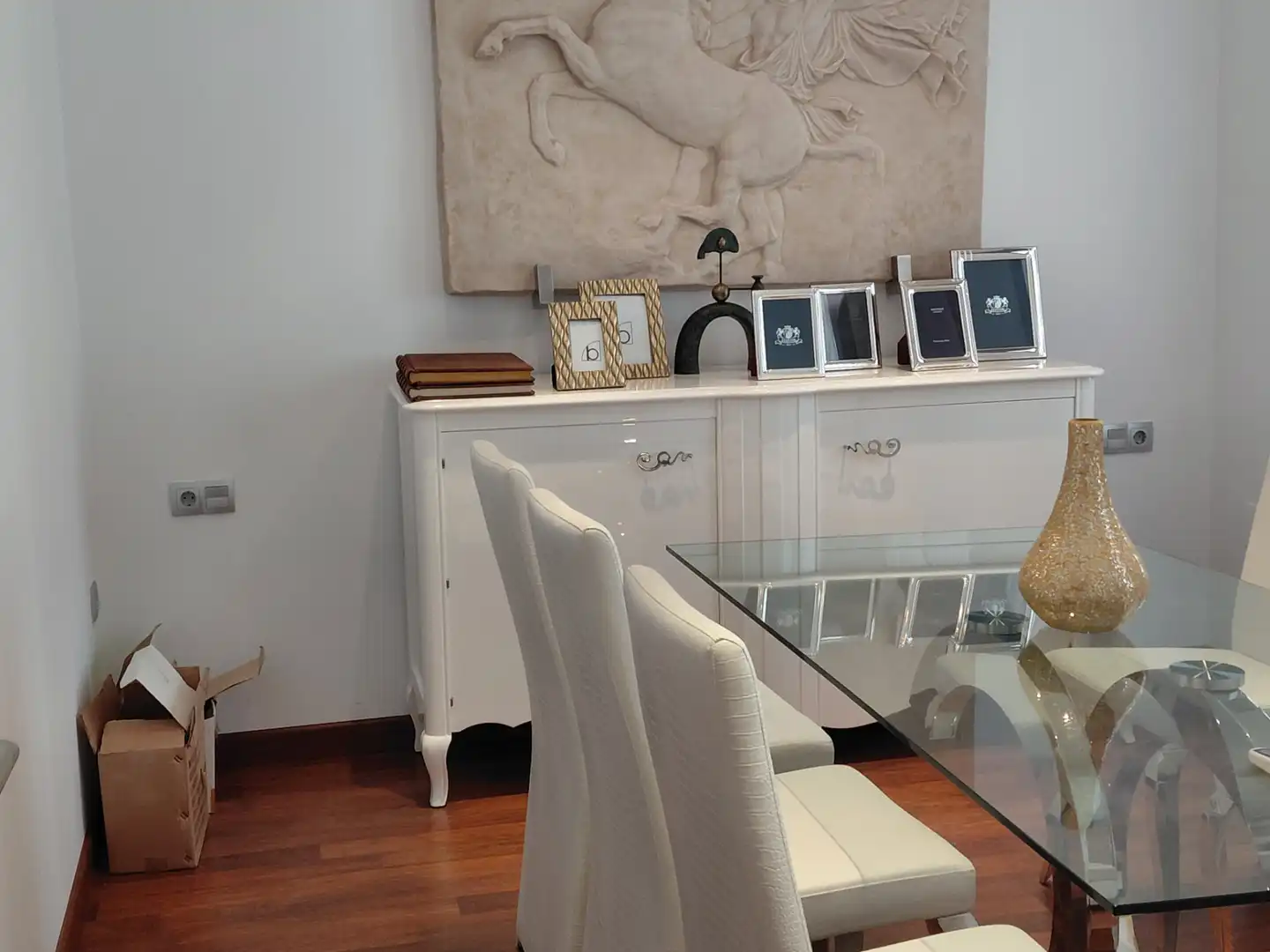 Menjador de Casa adosada en venda en Fuente de Cantos amb Aire condicionat, Calefacció i Jardí privat