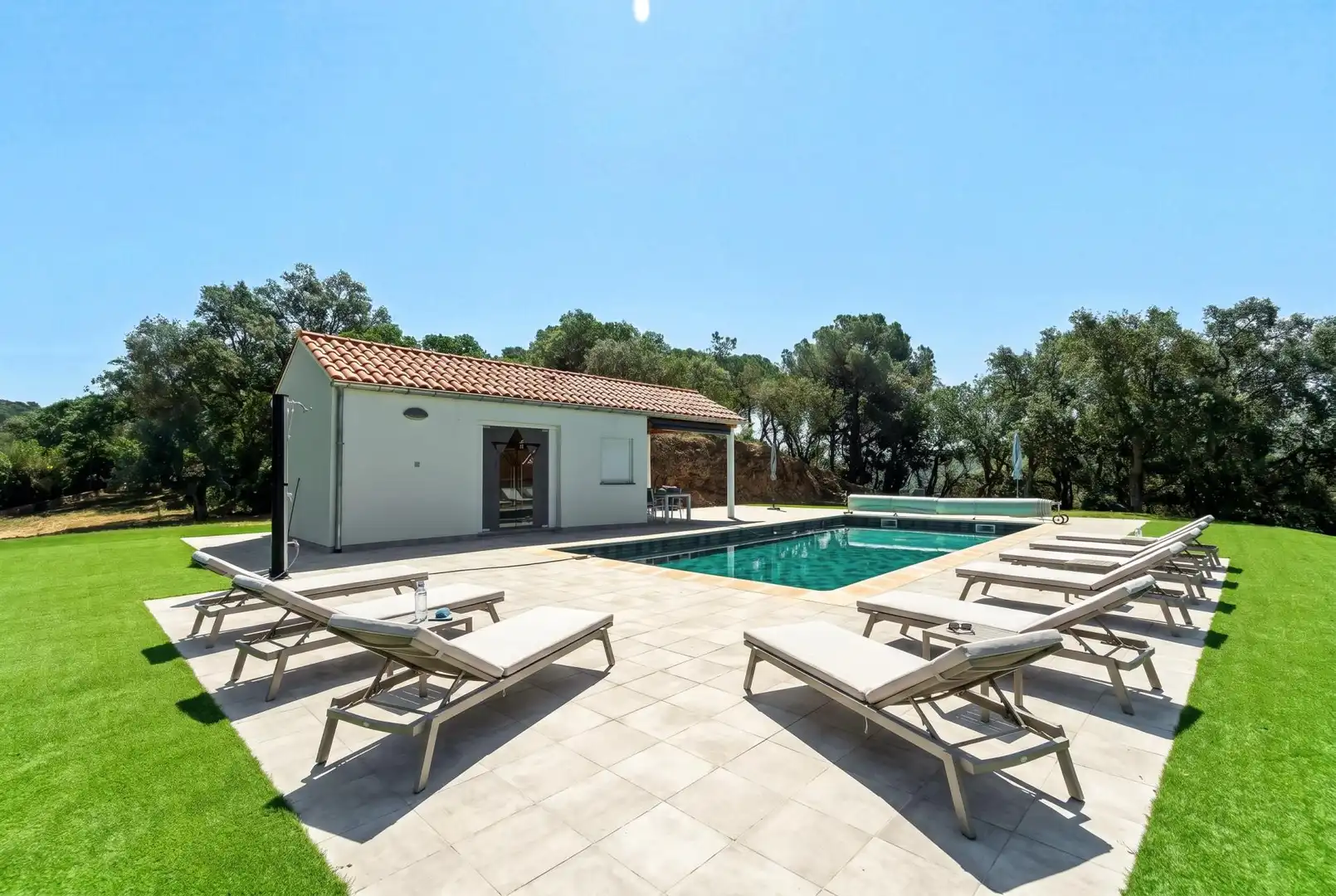 Schwimmbecken von Country house zur Miete in Tossa de Mar mit Privatgarten, Alarm und Gemeinschaftspool