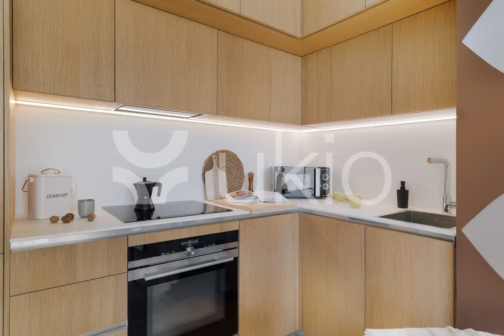 Kitchen of Apartments for rent in Madrid  with Heating, Swimming Pool and Furnished