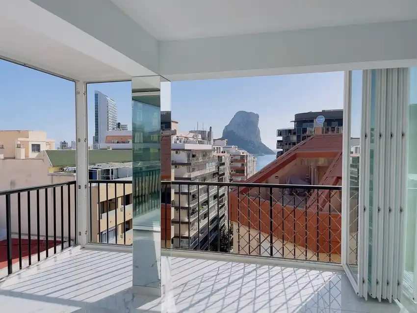 Dormitori de Apartament en venda en Calpe / Calp amb Aire condicionat, Calefacció i Terrassa