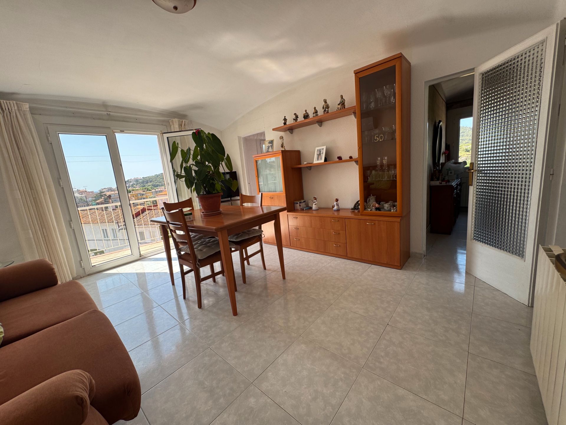 Dining room of Flat for sale in Sant Feliu de Guíxols  with Air Conditioner, Furnished and Oven