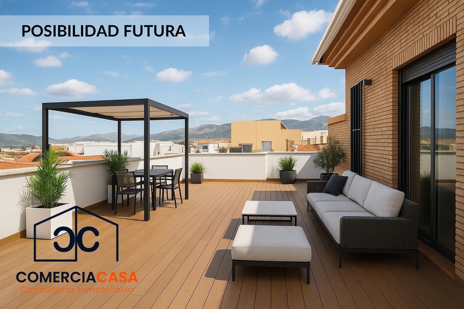 Terraza de Ático en venta en Armilla con Terraza