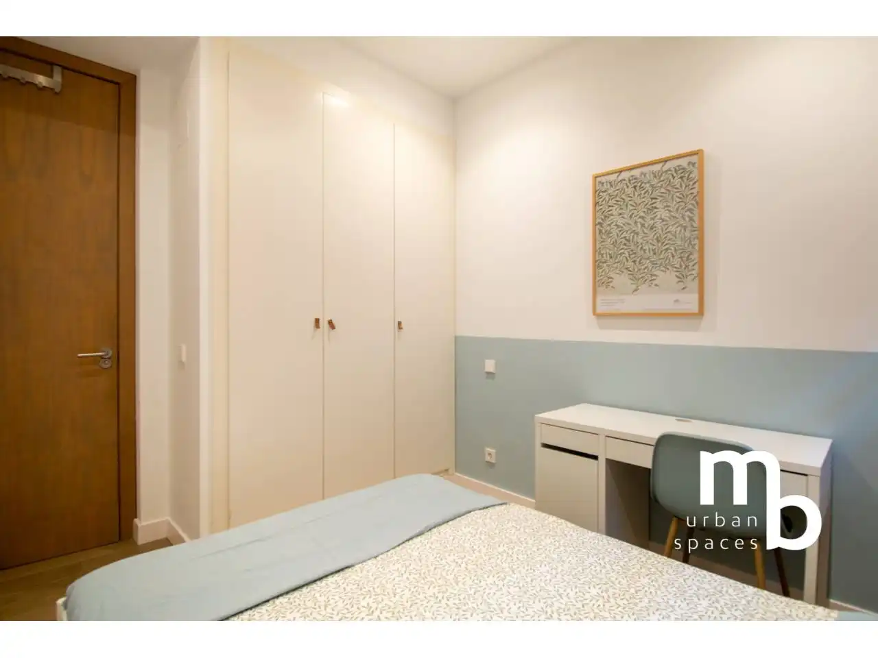 Habitación de Apartamento de alquiler en Madrid con Aire acondicionado, Calefacción y Amueblado
