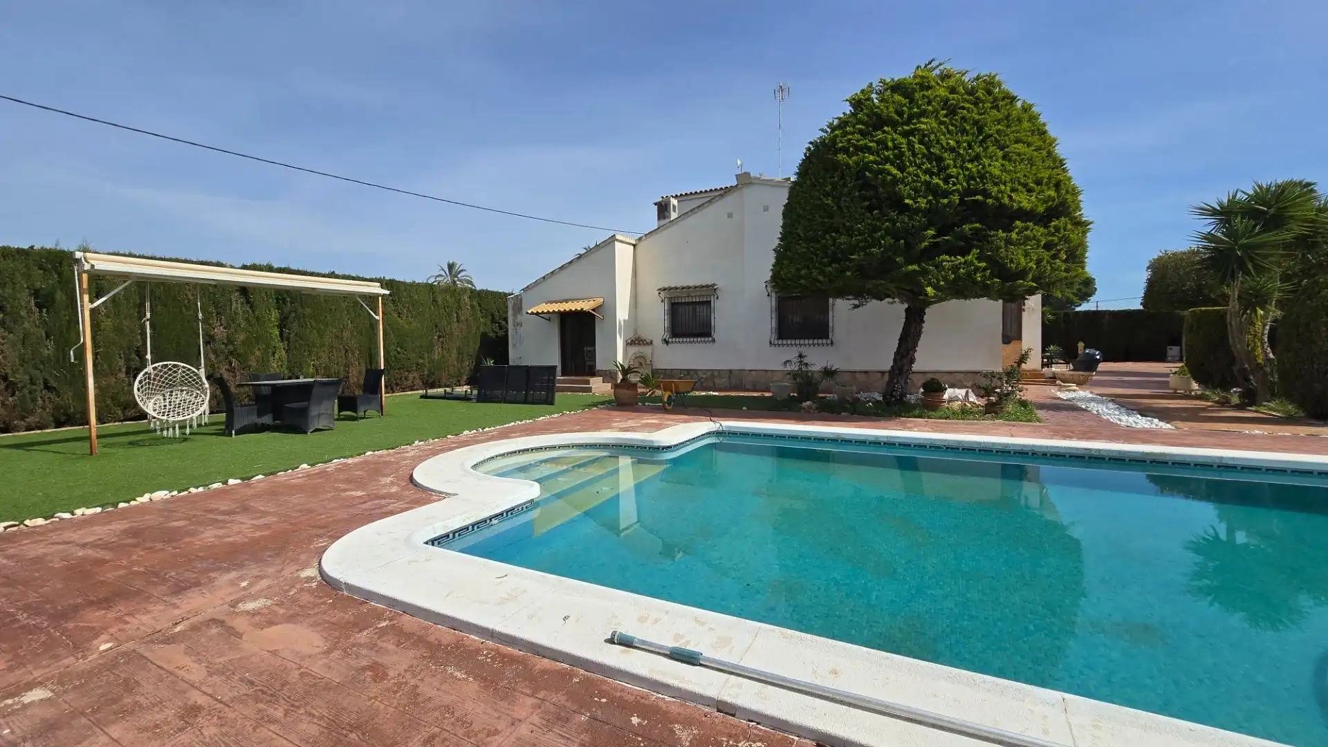 Swimming pool of Houses for sale in Elche / Elx  with Air Conditioner, Private garden and Terrace