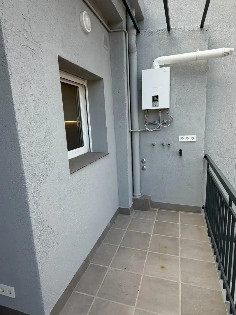 Balcony of Flat for sale in Sabadell  with Air Conditioner, Heating and Parquet flooring