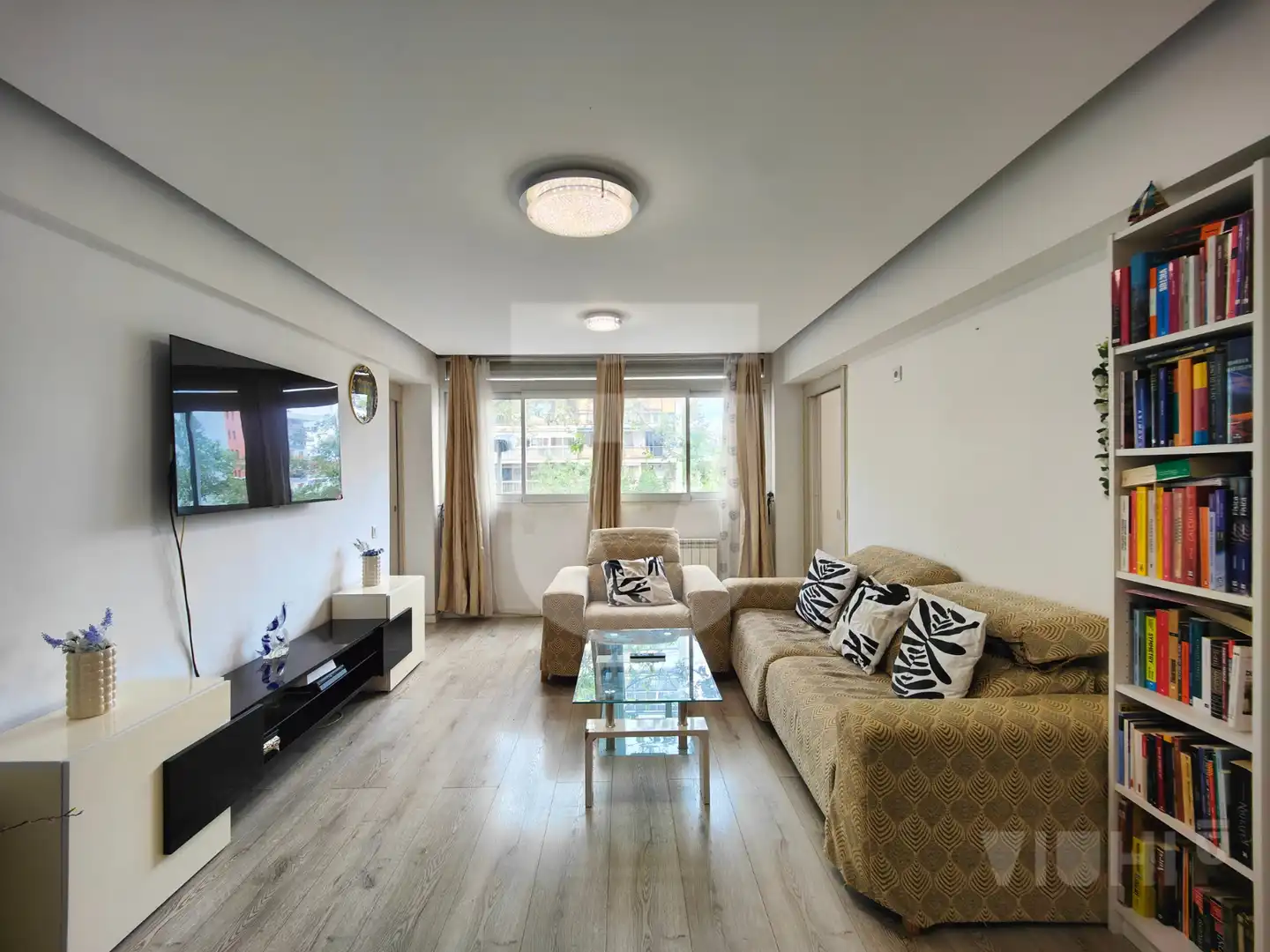 Living room of Flat for sale in Barcelona  with Air Conditioner, Heating and Parquet flooring