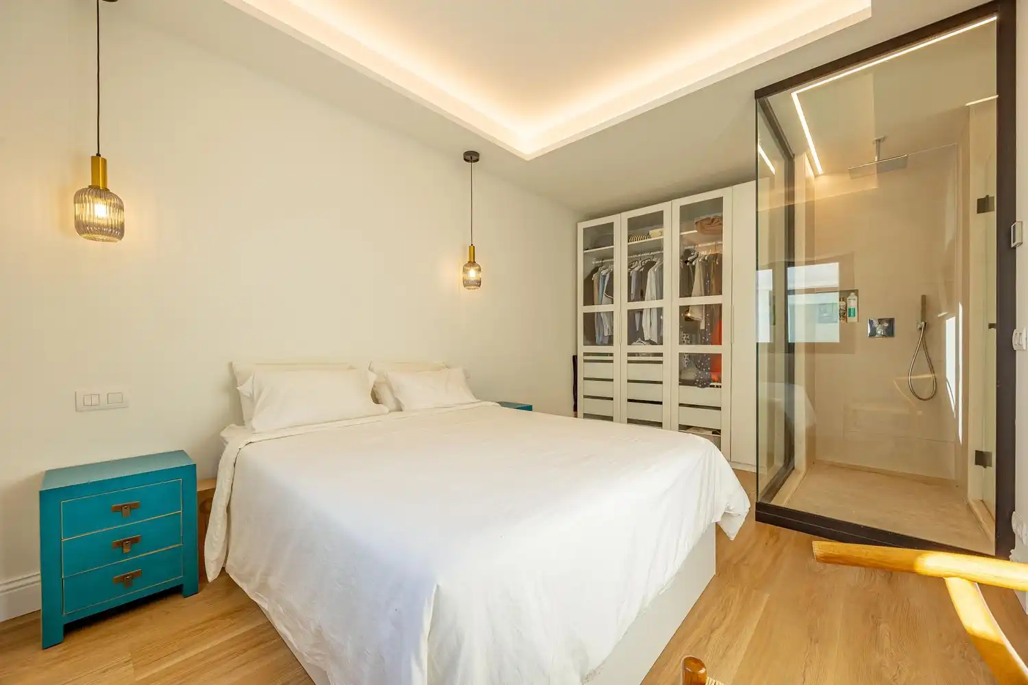 Schlafzimmer von Dachboden zum Verkauf in Las Palmas de Gran Canaria mit Klimaanlage, Terrasse und Möbliert
