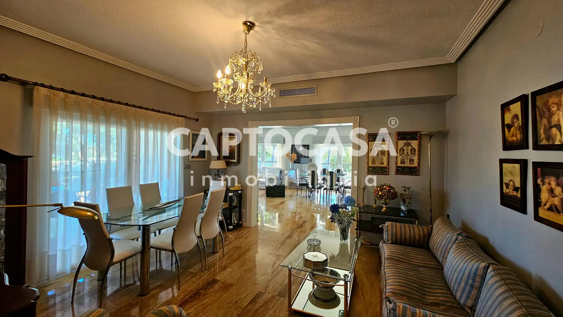 Sala de estar de Casa o chalet en venta en Cartagena con Aire acondicionado, Calefacción y Jardín privado