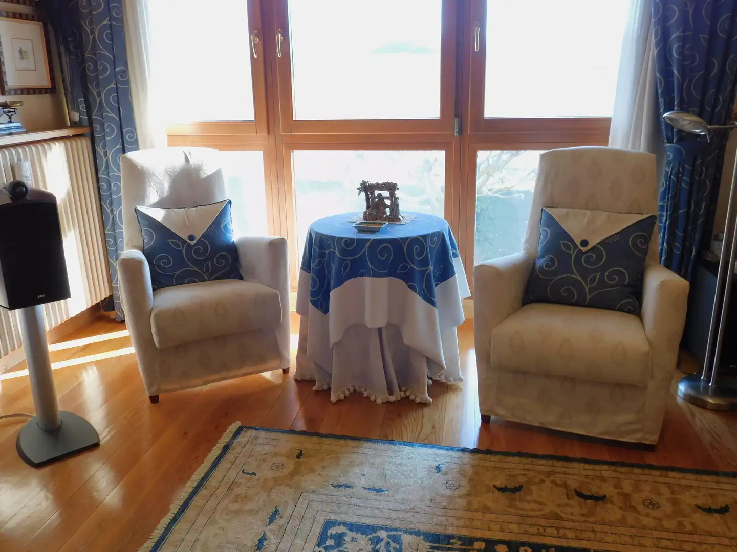 Sala de estar de Casa o chalet en venta en Zizur Mayor / Zizur Nagusia con Calefacción, Jardín privado y Terraza