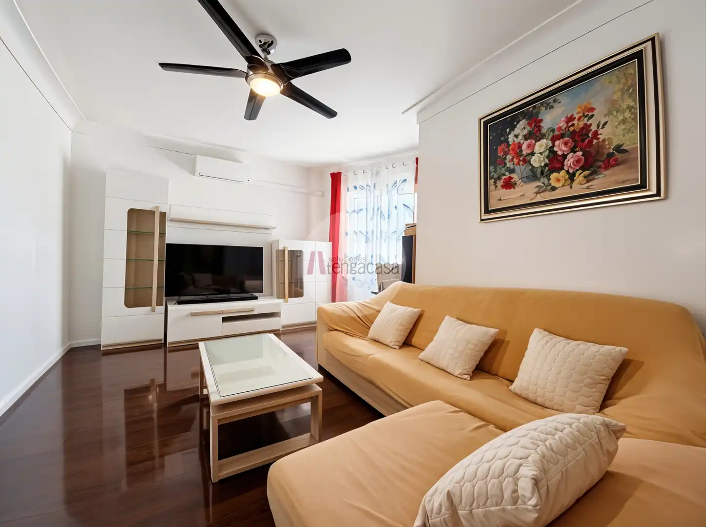 Sala de estar de Piso en venta en Madrid con Aire acondicionado, Calefacción y Parquet