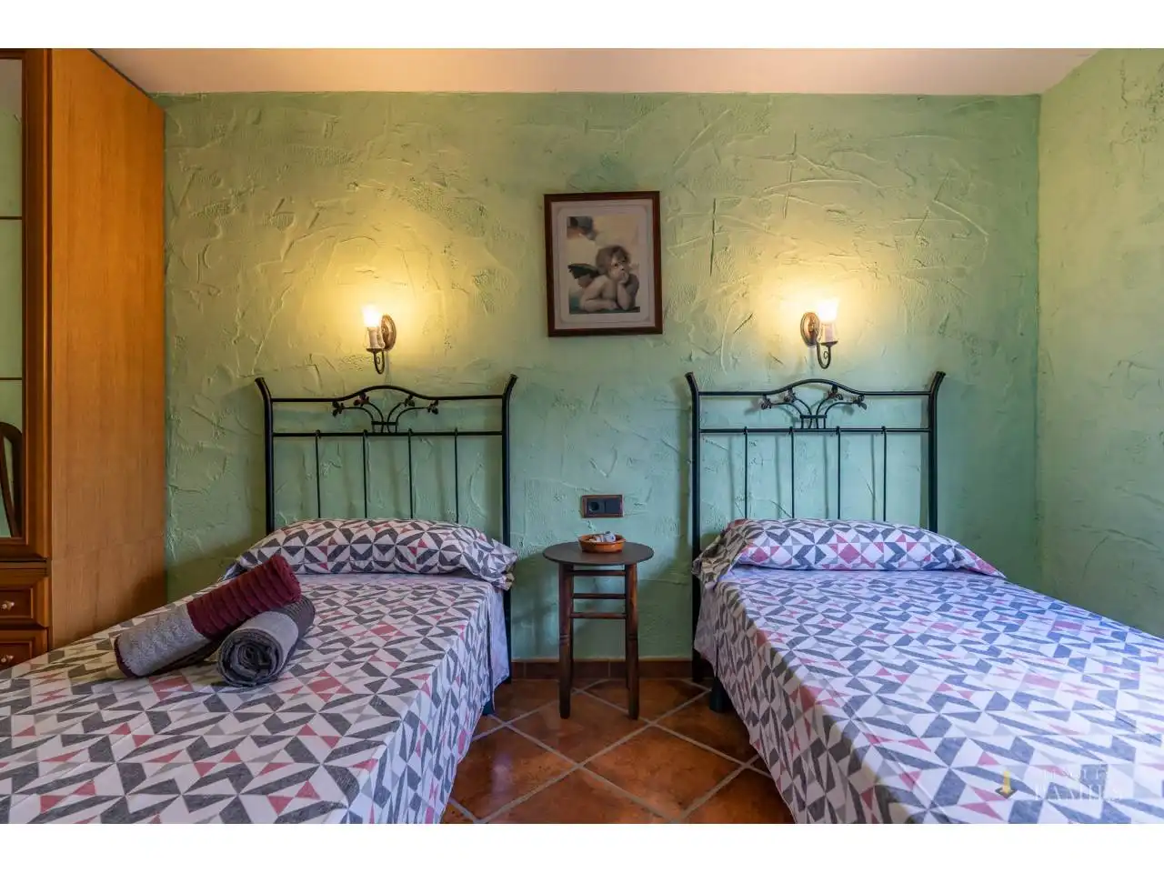 Dormitori de Finca rústica en venda en Riudecols amb Calefacció, Jardí privat i Piscina