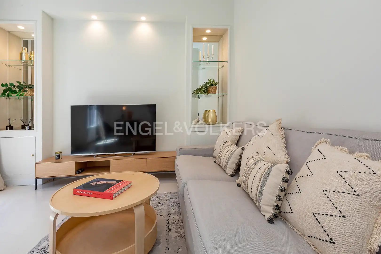 Sala de estar de Piso en venta en Barcelona con Aire acondicionado, Calefacción y Balcón