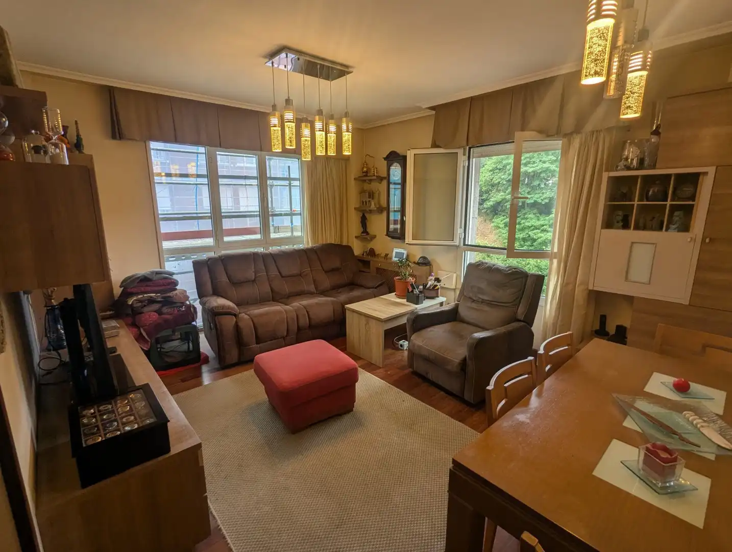 Living room of Flat for sale in Bilbao   with Storage room and Furnished