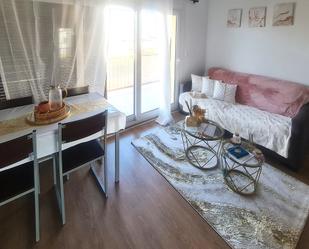 Sala d'estar de Pis en venda en L'Escala amb Parquet, Terrassa i Alarma