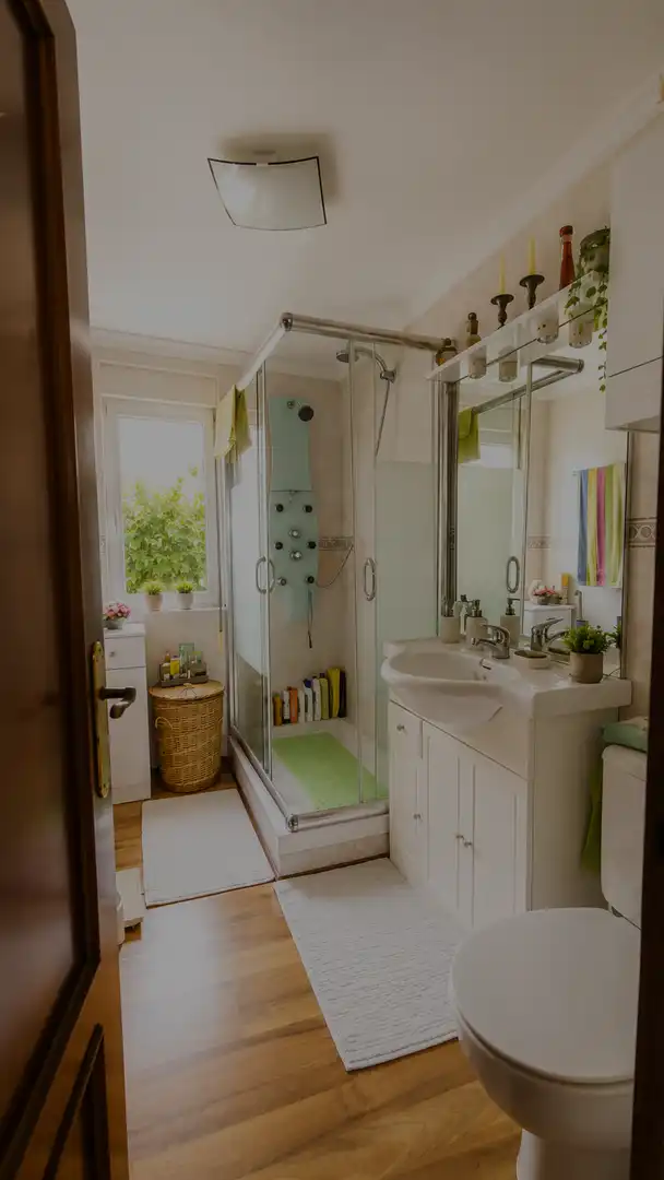 Bathroom of Houses for sale in Langreo  with Heating, Private garden and Parquet flooring