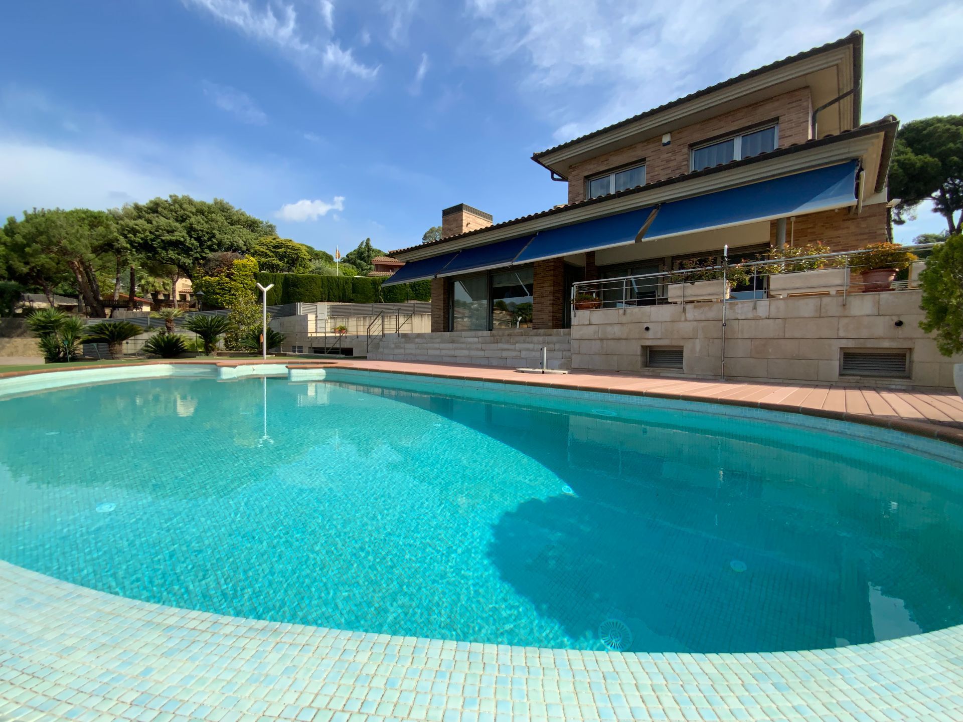Piscina de Casa o xalet en venda en Sant Vicenç de Montalt amb Calefacció, Jardí privat i Piscina