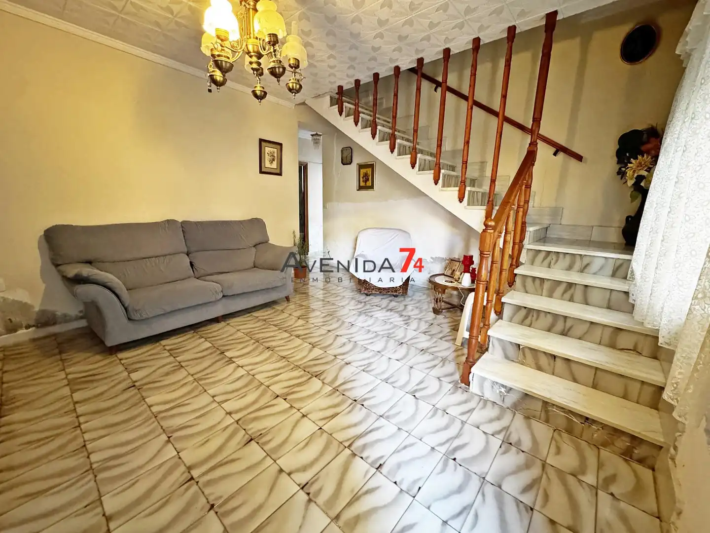 Sala de estar de Casa o chalet en venta en Lorca con Terraza y Amueblado
